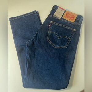 Levi's Men's Dark Blue Straight Jeans